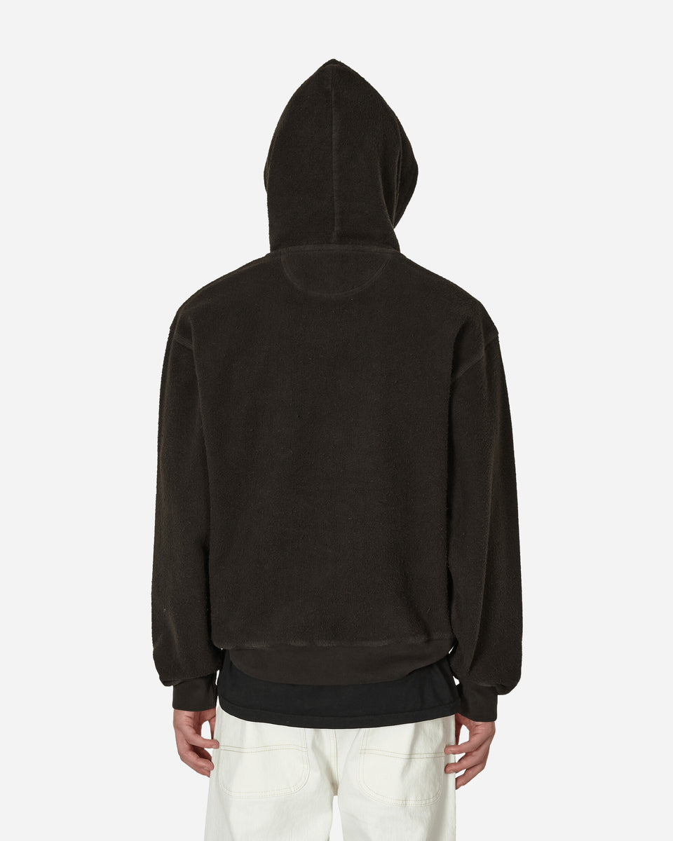 Inside Out Fleece Hooded Sweatshirt Black