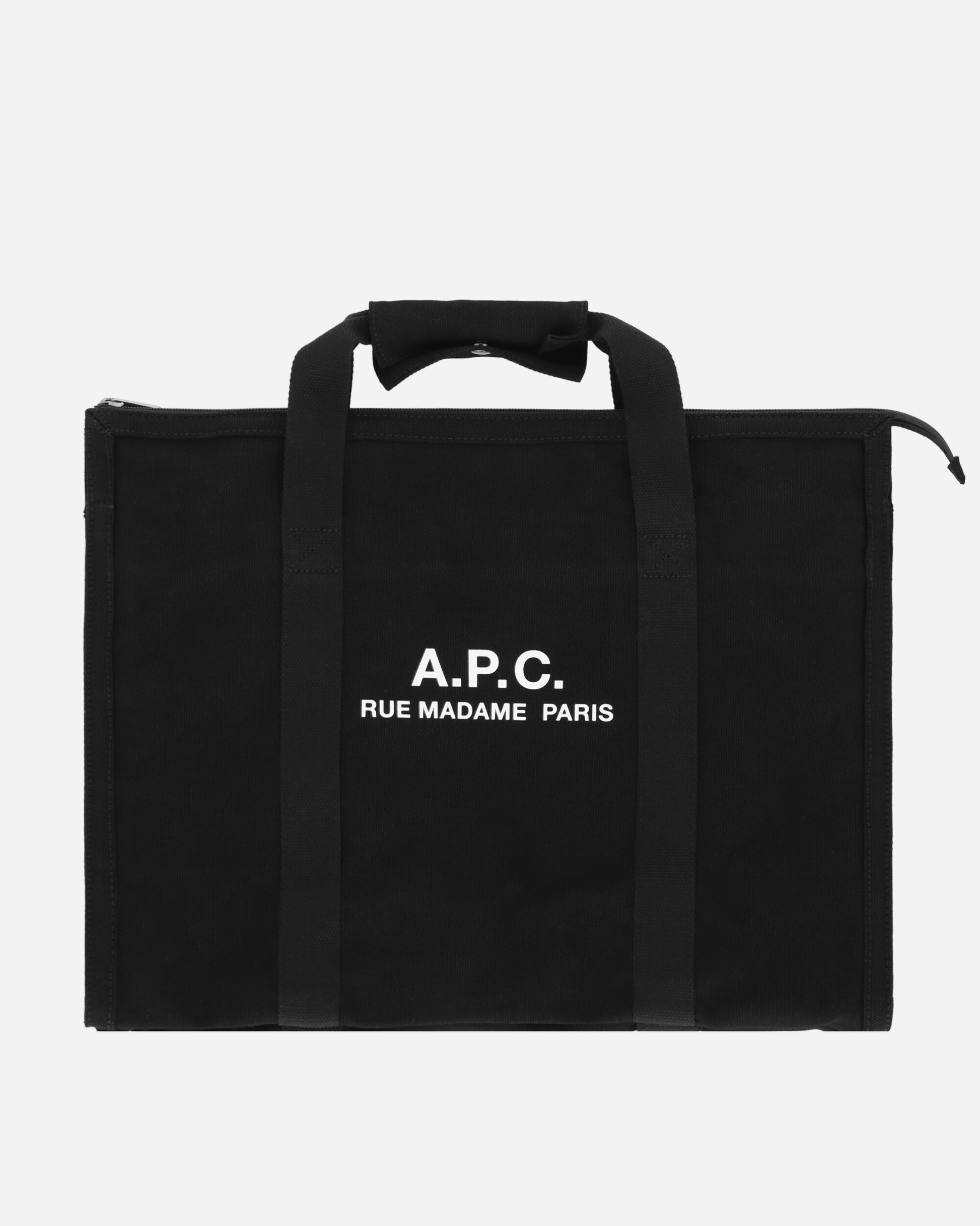 A.P.C. Gym Bag Recuperation Black Bags and Backpacks Tote Bags CODBM-H62230 LZZ