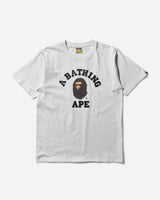 A Bathing Ape College Tee M White T-Shirts Shortsleeve 1K80110001 WHITE