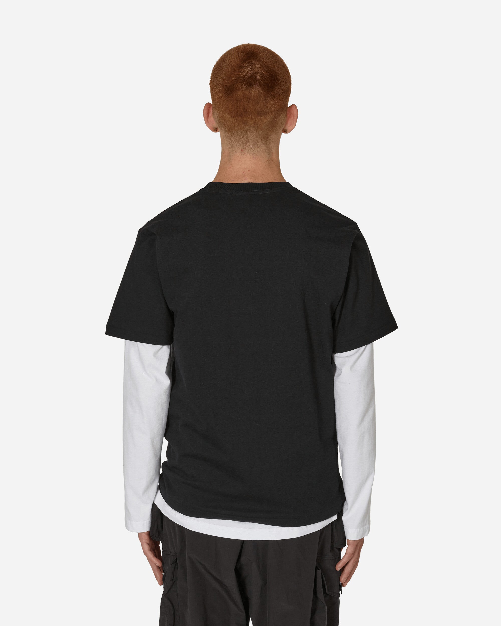 A Bathing Ape Crystal Stone Bape Logo Tee M Black T-Shirts Shortsleeve 1J80110066 BLACK