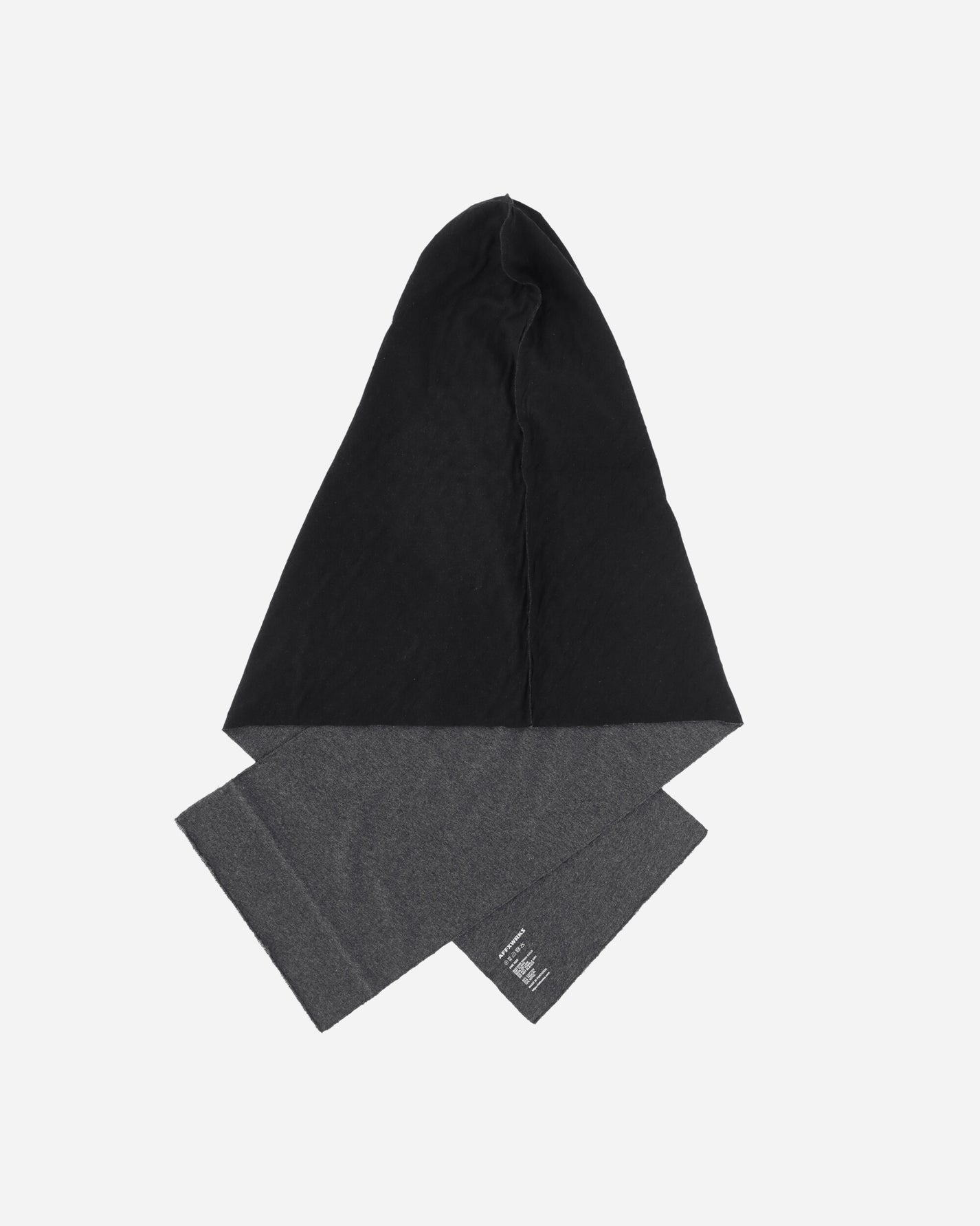 AFFXWRKS Scarf Hood Black/Grey Hats Balaclavas 1614 BLGY