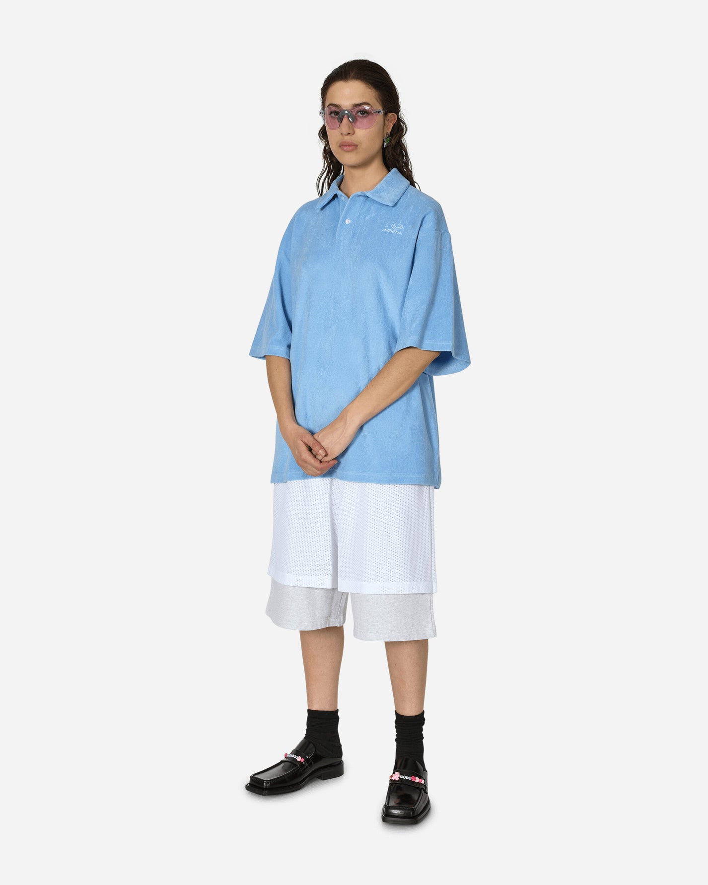 Abra Wmns Towel Polo Blue T-Shirts Polo CSP20 BLUE