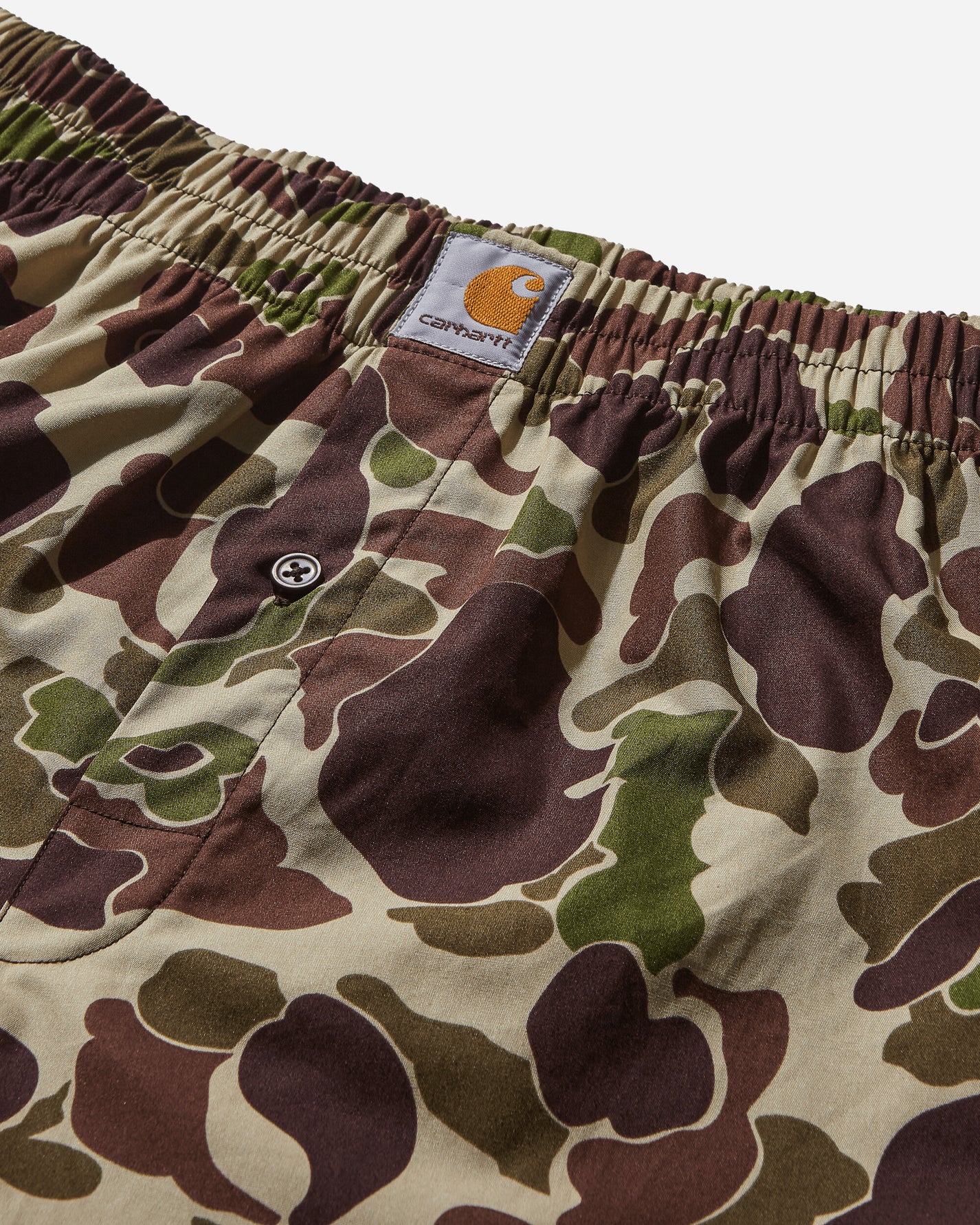 Carhartt WIP Cotton Boxer Camo Duck Green Underwear Boxers I032355 2EQXX