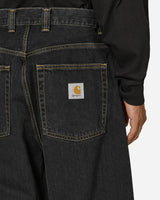 Carhartt WIP Brandon Pant Black Stone Washed Pants Denim I031246W 8906