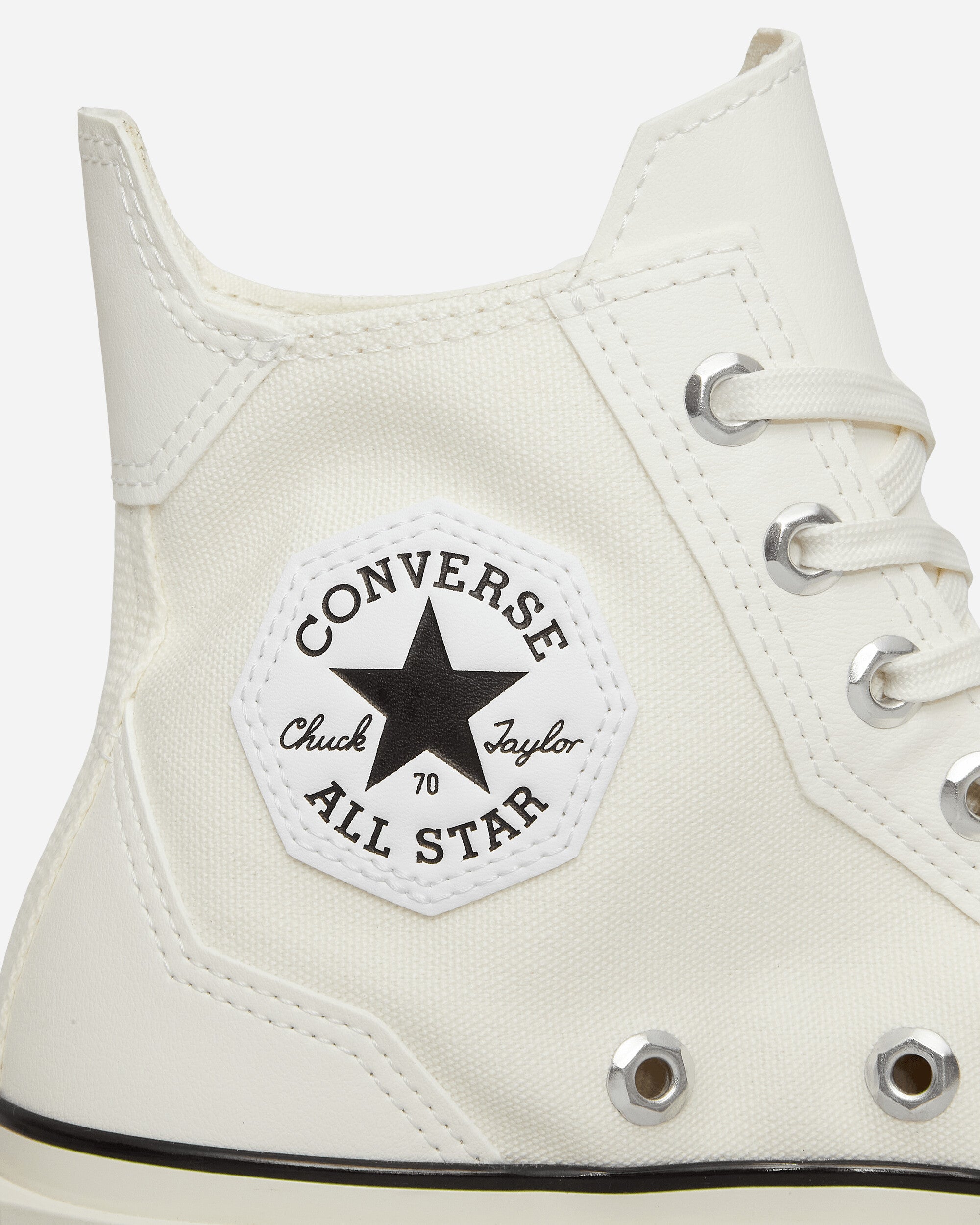 Converse Chuck 70 De Luxe Squared Egret/Black/Egret Sneakers High A06436C
