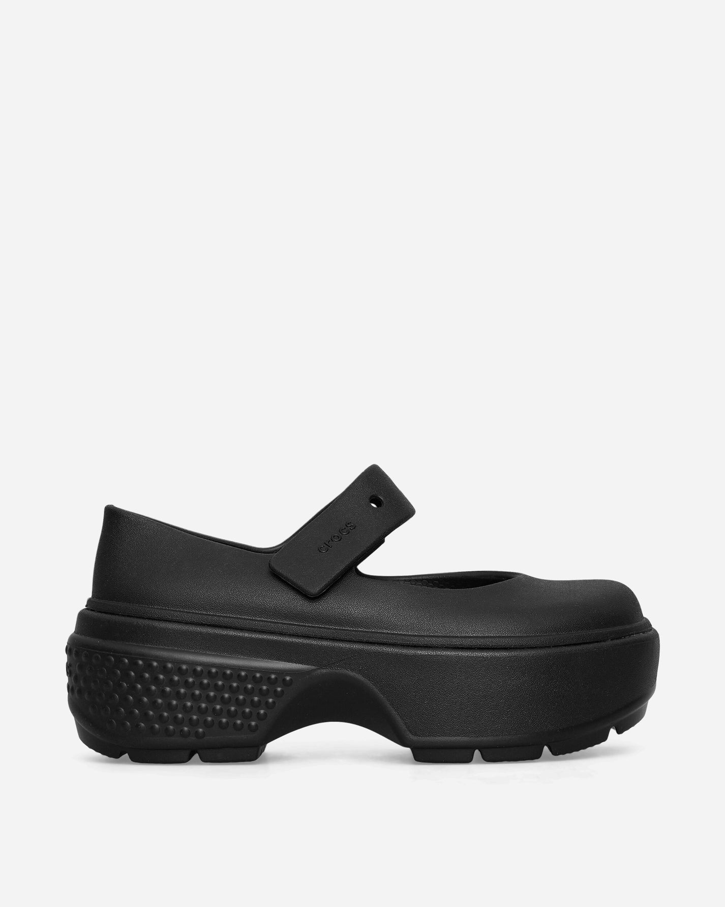 Crocs Wmns Stomp Mary Jane Black/Black Classic Shoes Flat Shoes CR.209939 BKBK