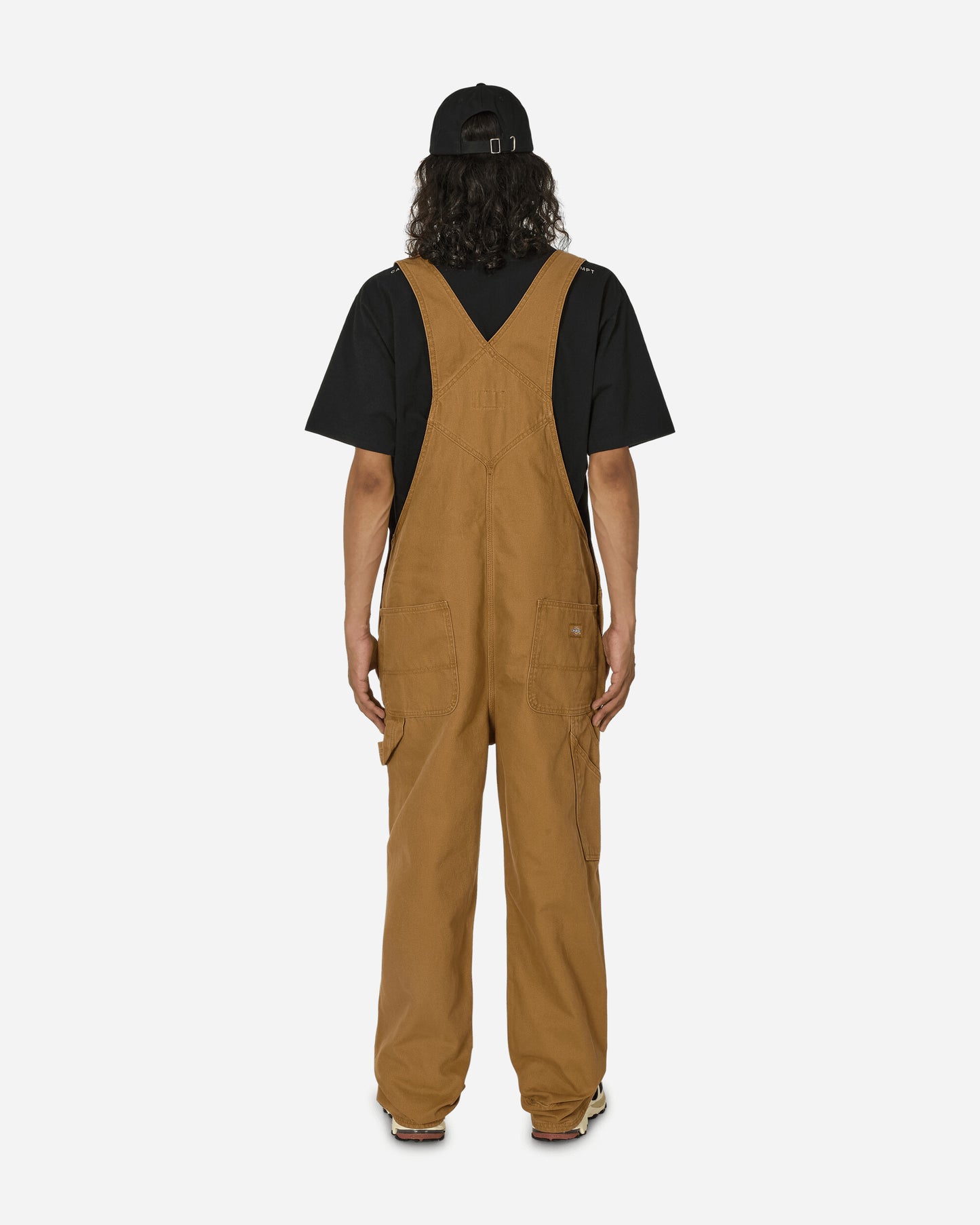 Dickies Dickies Duck Canvas Classic Bib Sw Brown Duck Pants Jumpsuits DK0A4XLX C411