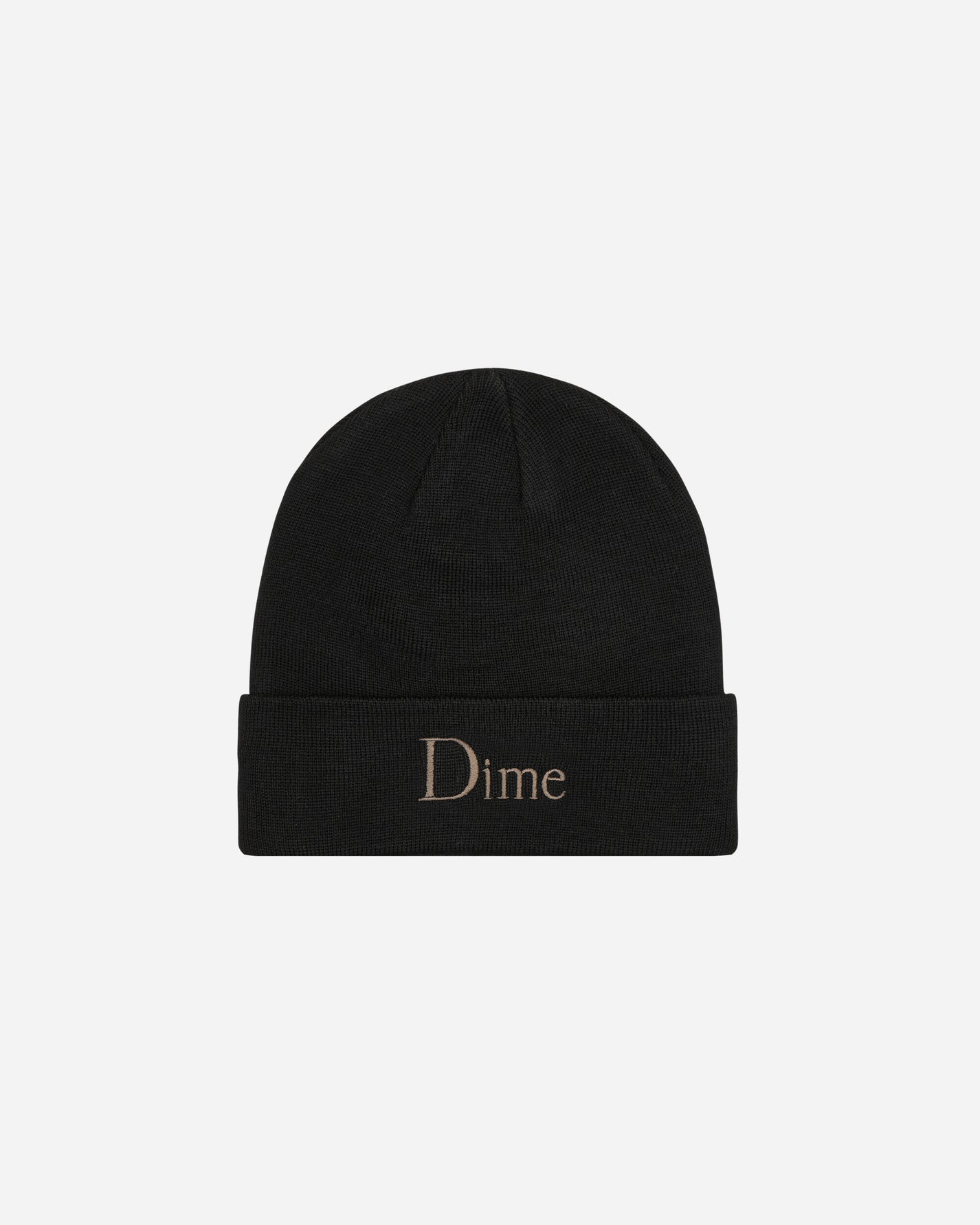 Dime Classic Wool Fold Beanie Black Hats Beanies DIME23D2F40BLK BLK