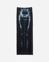 Jean Paul Gaultier Wmns Mesh Long Skirt Black/Navy/Lightblue Skirts Maxi 25-33-F-JU144-T580 005956