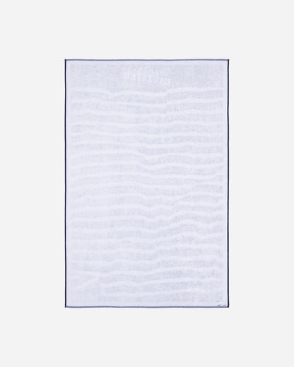 Jean Paul Gaultier Wmns Beach Towel White/Navy Textile Beach Towels 25-33-U-SE007-C577 0159