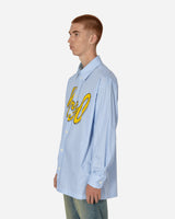 KENZO Paris Kenzo Archive Logo Ov Shirt Sky Blue Shirts Longsleeve Shirt FD65CH5109LM 64