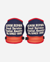 Kapital Denim Repair Knee Pad Navy Orange Skateboarding Tools K2203XG504 NVYXORANGE