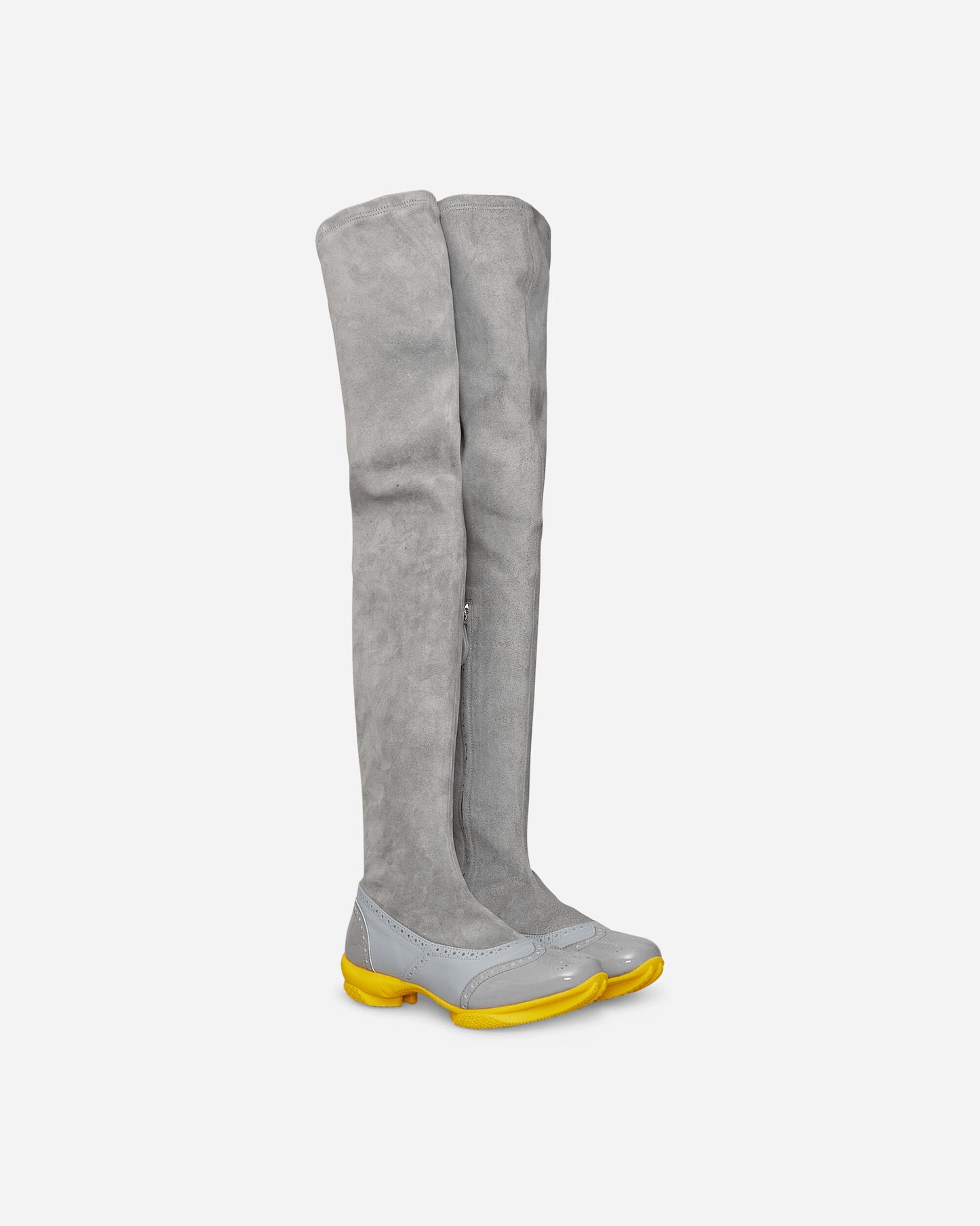 Kiko Kostadinov Wmns Sonia High Boot 2Fog Grey/Oyster Grey + Yellow Boots Knee KKWAW24FT04 158