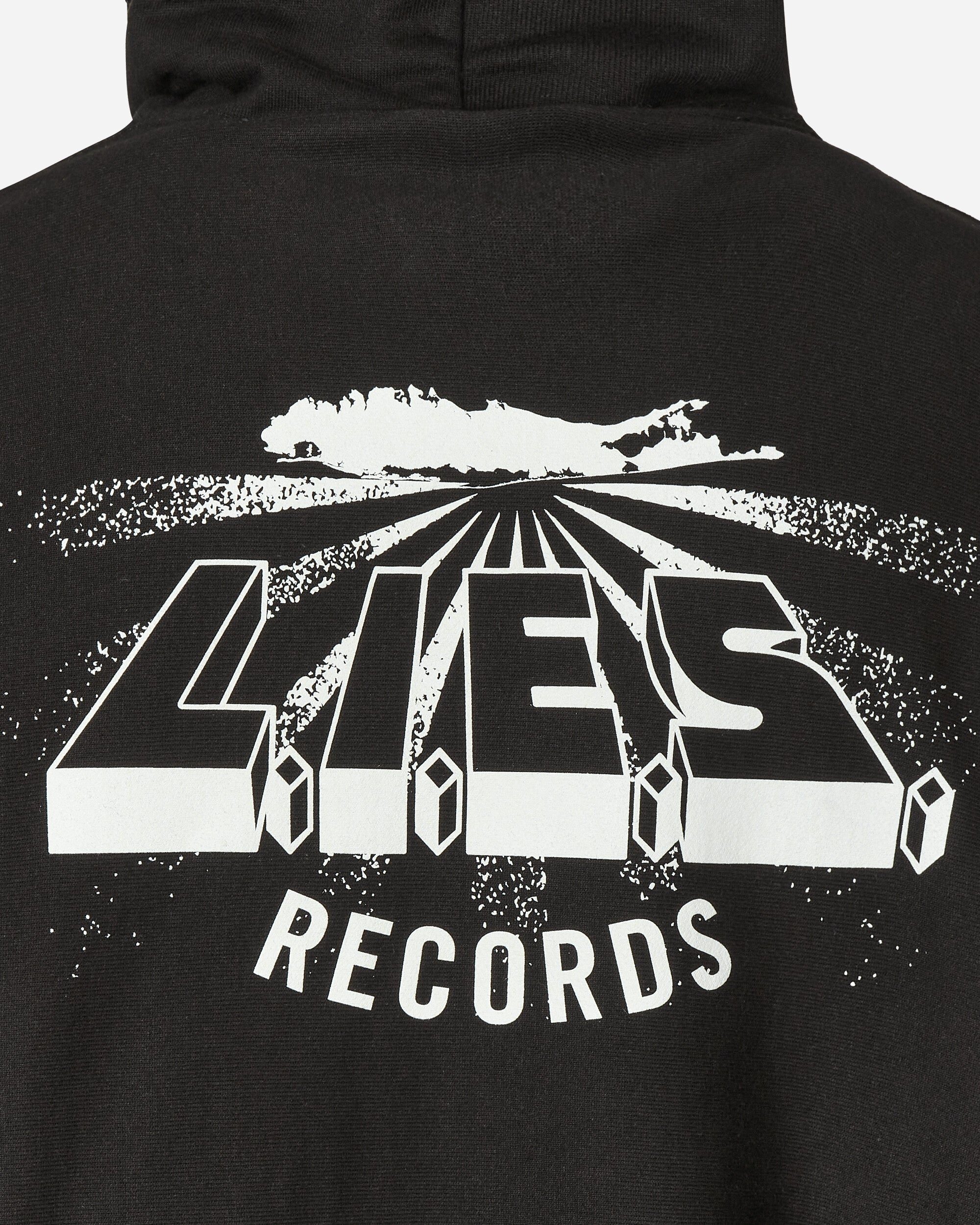 L.I.E.S. Records Classic Logo Hoodie Black Sweatshirts Hoodies LIESH-002 002