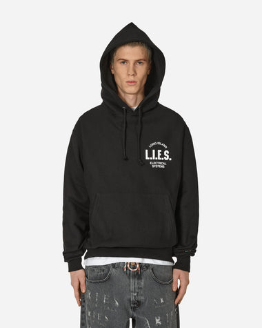 L.I.E.S. Records Classic Logo Hoodie Black Sweatshirts Hoodies LIESH-002 002