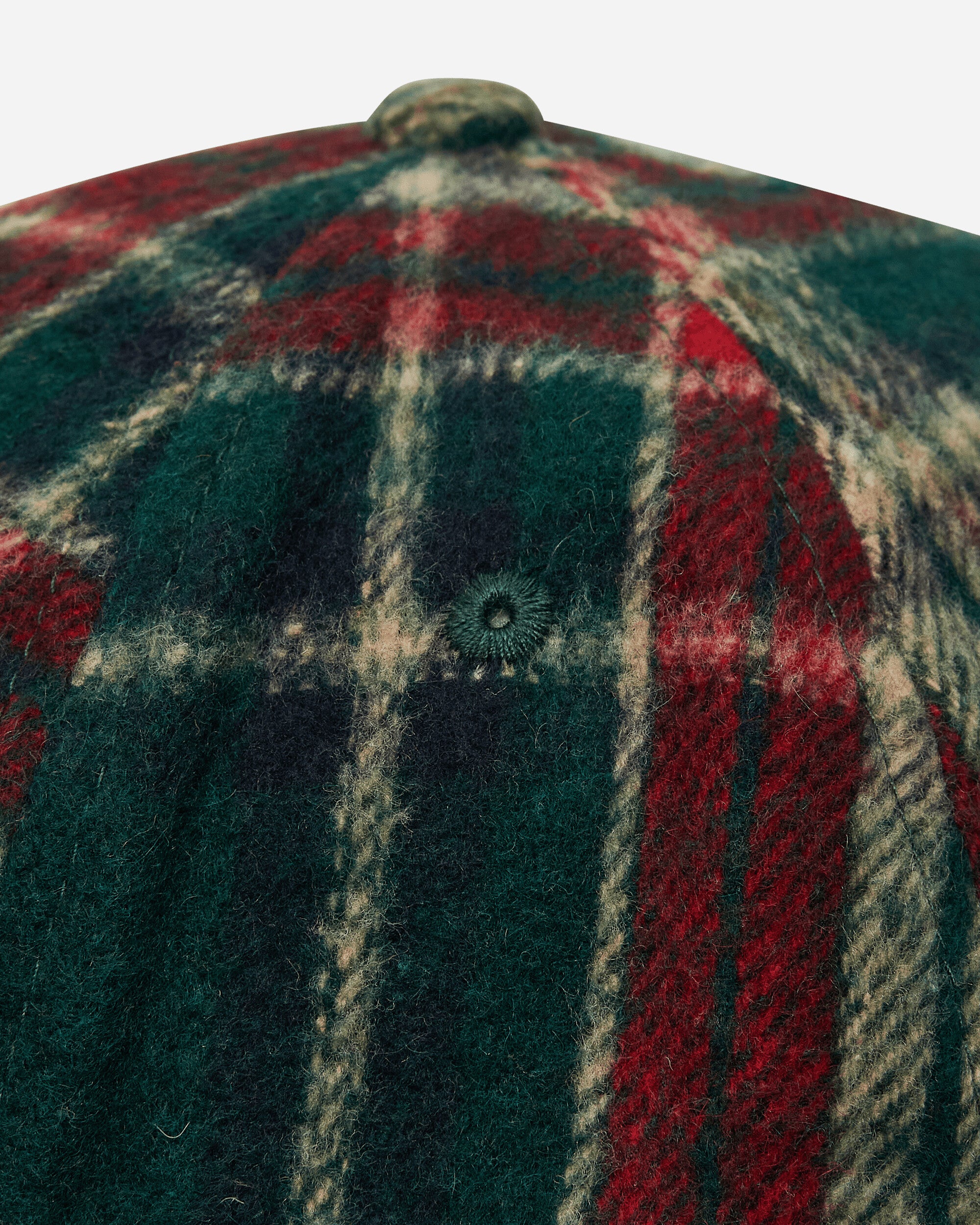 Nancy Plaid House 6-Panel Green Hats Caps 15609 GREN