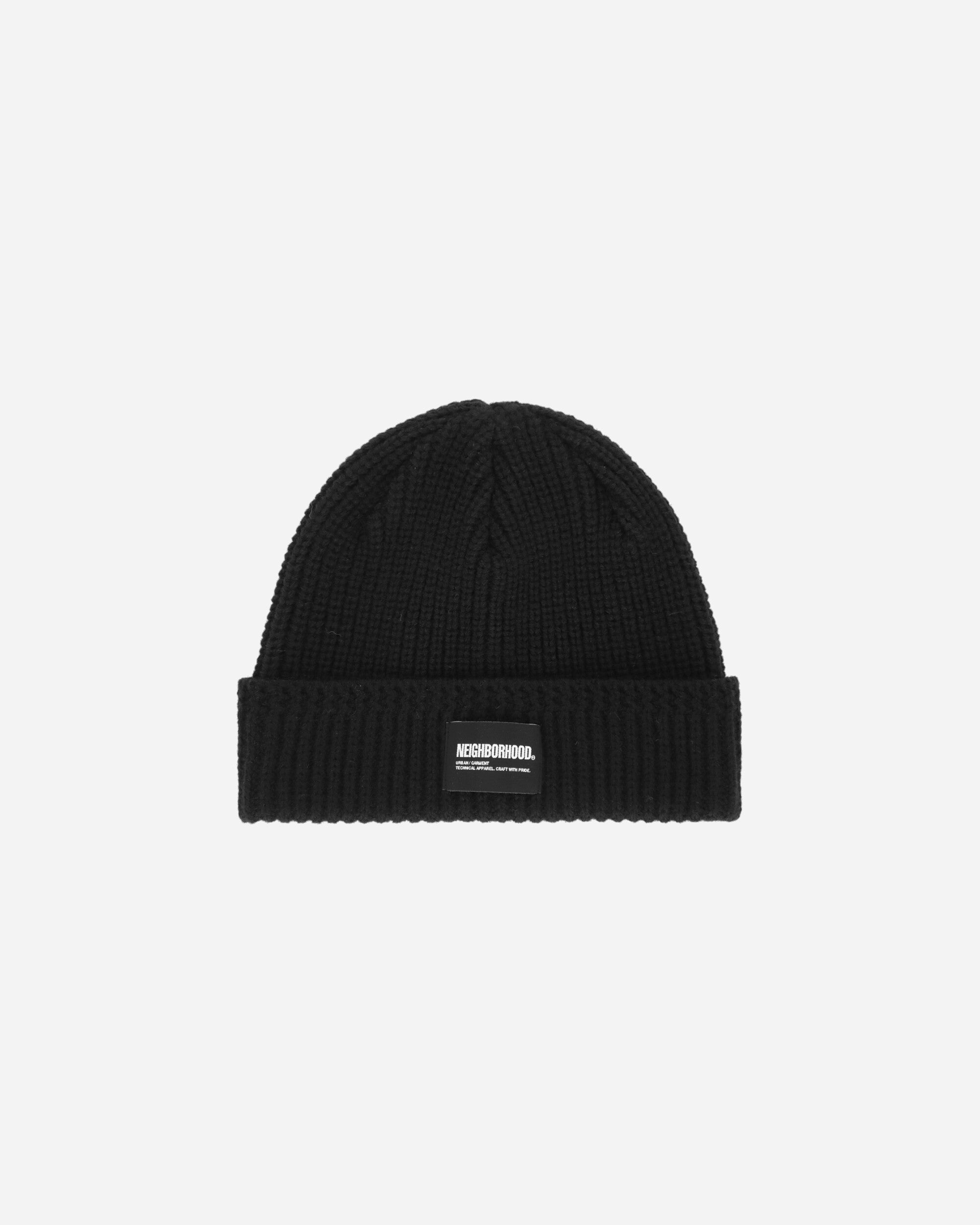 Neighborhood Jp Beanie Black Hats Beanies 242FUNH-HT01 BK