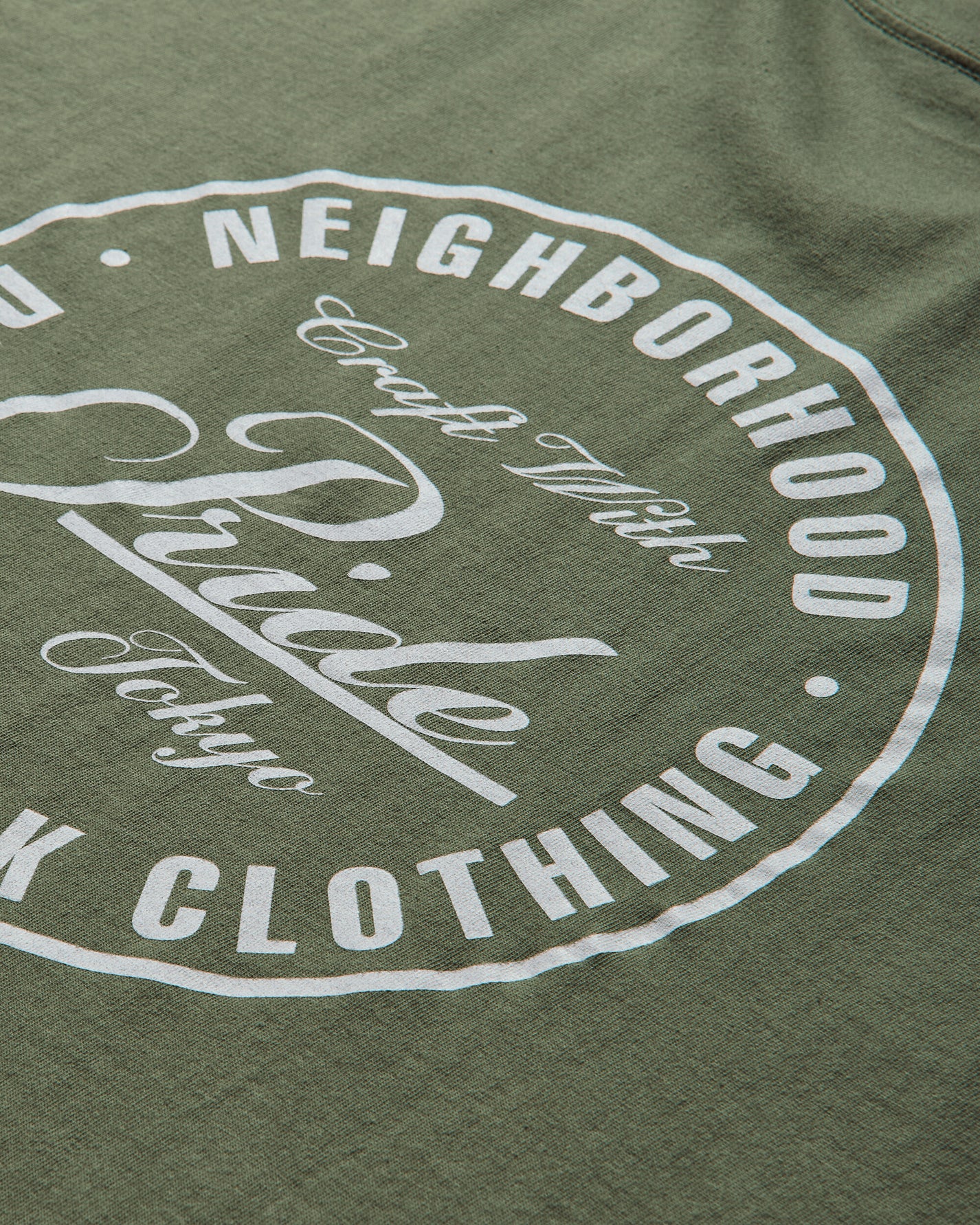 Neighborhood Nh . Tee Ss-2 Olive Drab T-Shirts Shortsleeve 242PCNH-ST02 OD