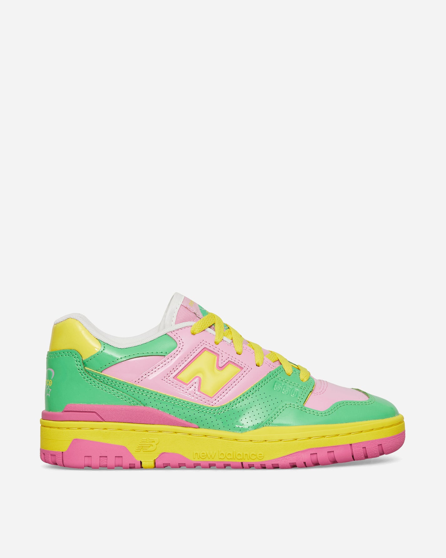 New Balance BB550YKA Pink /Green/Lime Sneakers Low BB550YKA