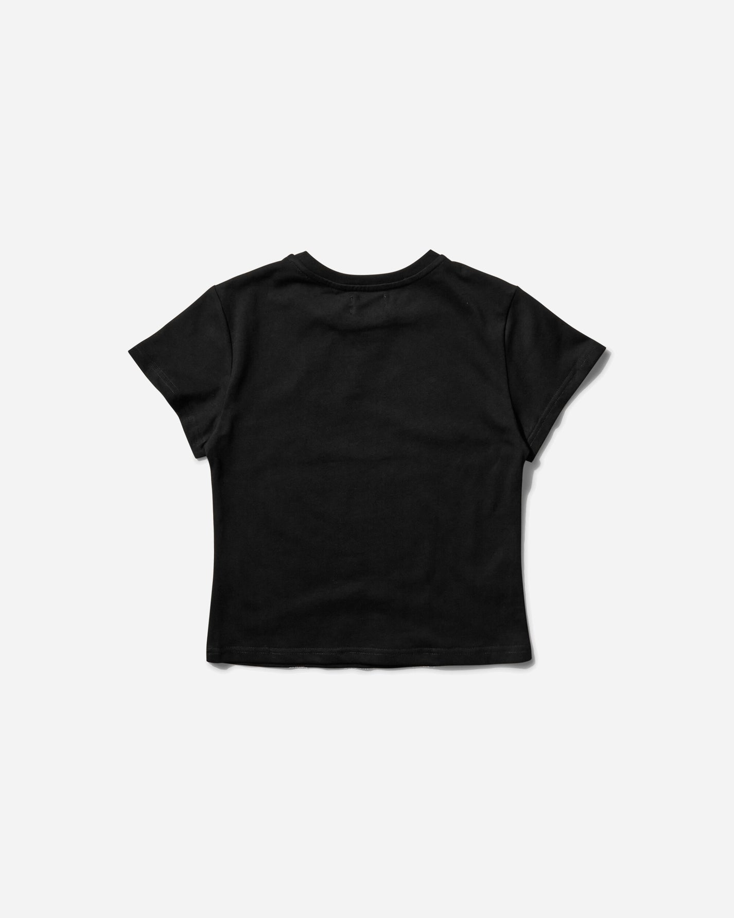 Nii Hai Wmns Sexy Baby Tee Black T-Shirts Cropped 000-TPS-MYS BLK