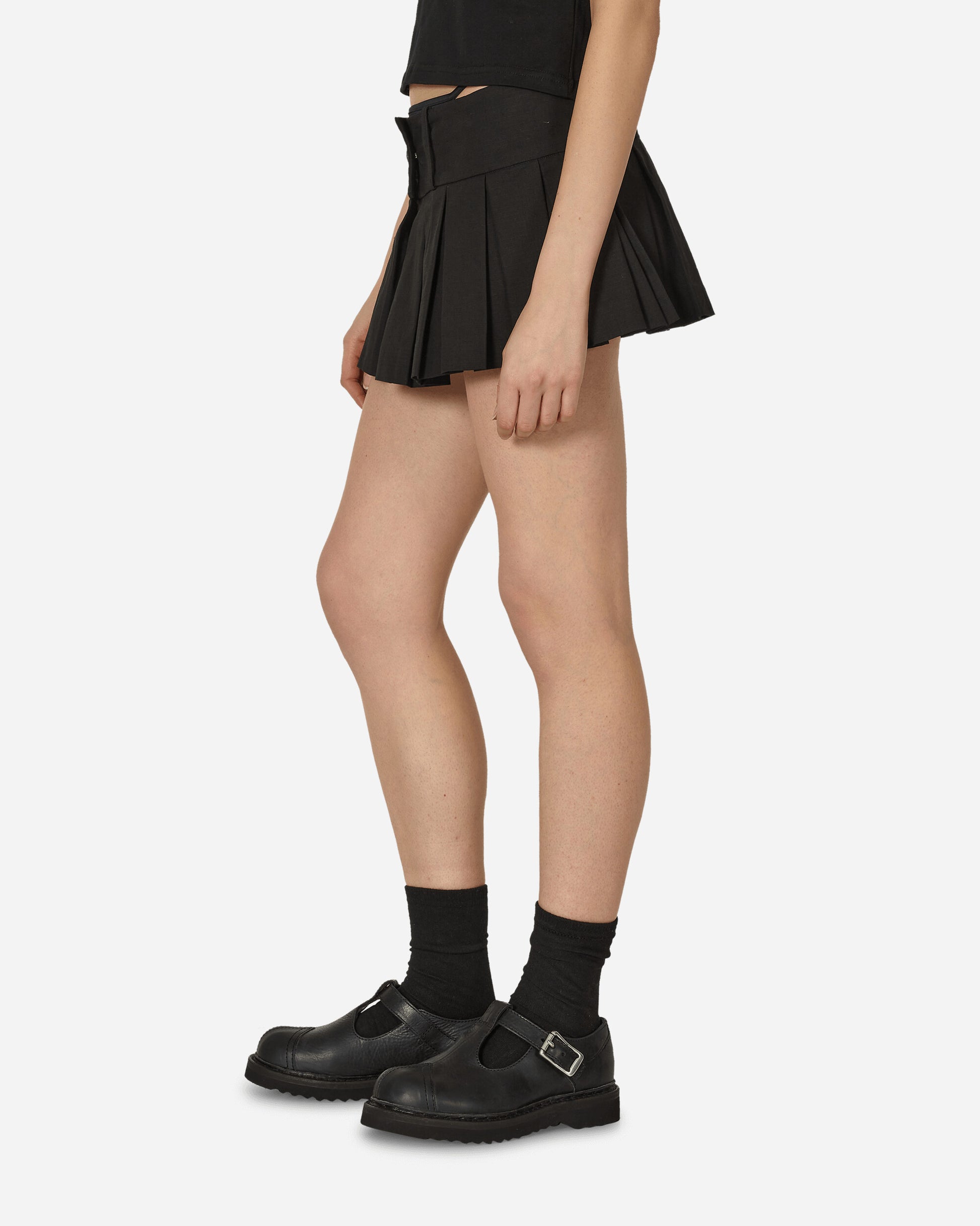 Nii Hai Wmns Overpacker Skirt In Black Black Skirts Mini SKRT-OVRPK BLK