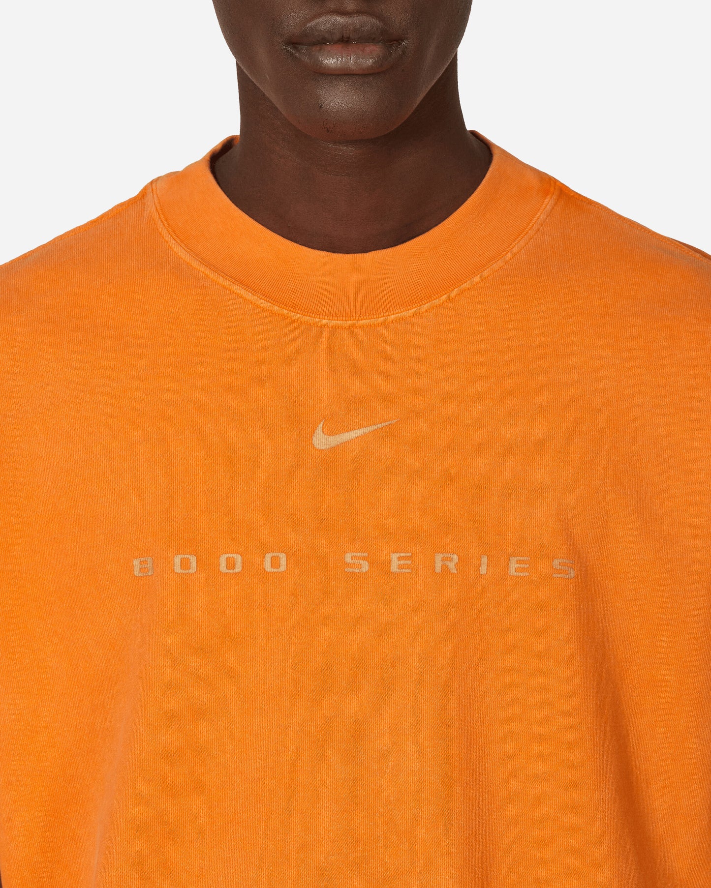 Nike M Nrg Tb Ls Mock Orange Horizon Sweatshirts Crewneck FQ6556-818