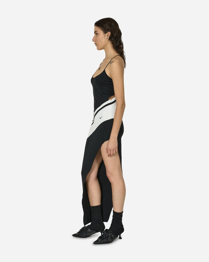 Nike Wmns Nsw Assym Knit Dress Mdc Black/White Dresses Dress Mid FN2305-010