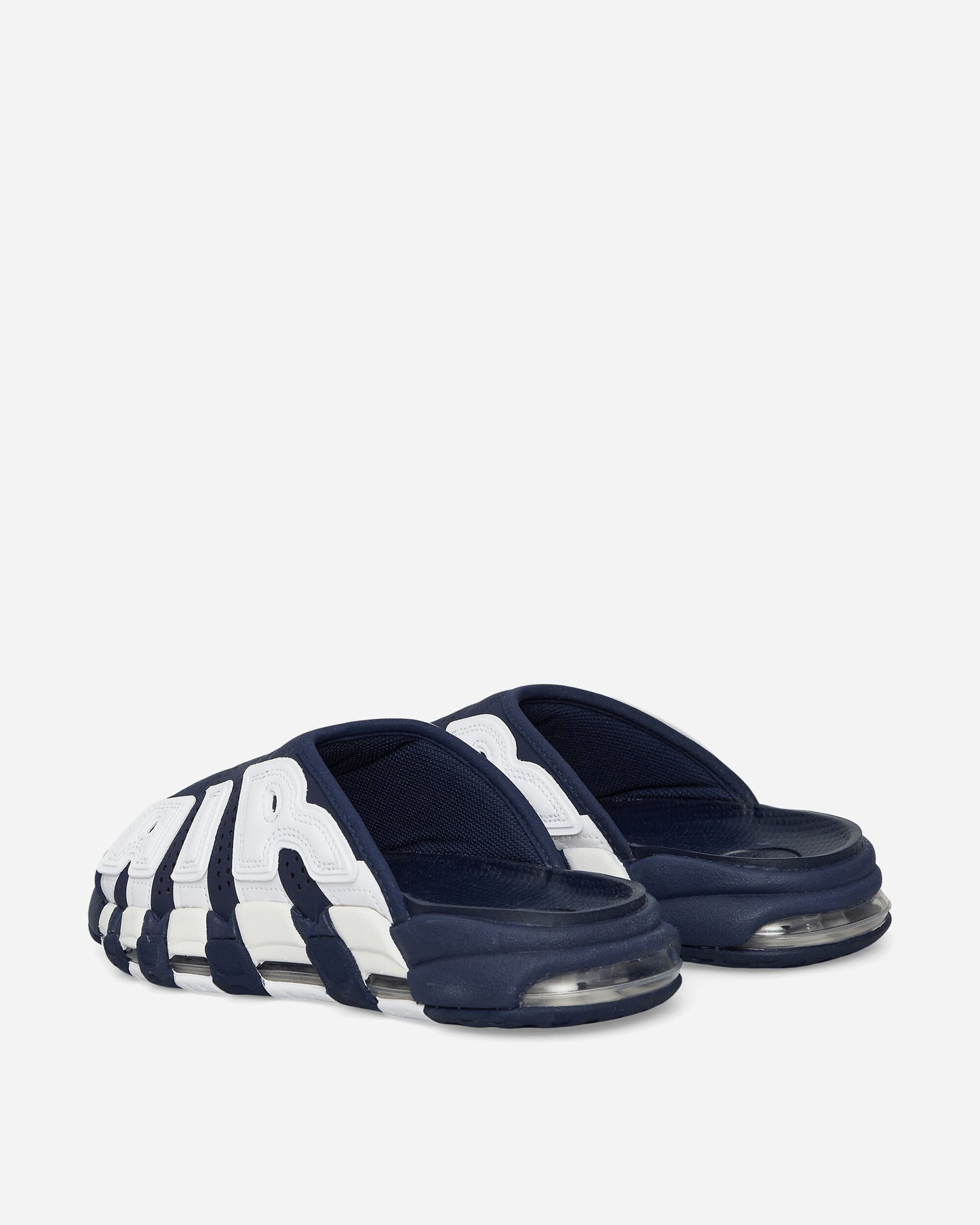 Nike Air More Uptempo Slide Midnight Navy/University Red Sneakers Mid FQ8699-400