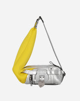 Ottolinger Wmns Mini Neoprene Leather Bag Silver Yellow Bags and Backpacks Shoulder Bags 2227210210 SLVYLW