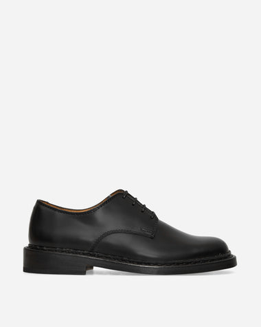 Our Legacy Uniform Parade Black Leather Classic Shoes Laced Up M1937UPBL 001