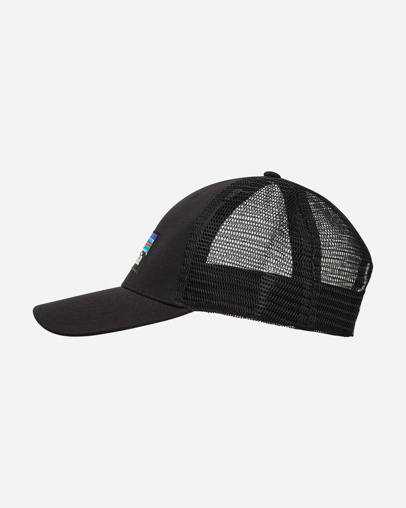 Patagonia P-6 Logo Lopro Trucker Hat Black Hats Caps 38283 BLK