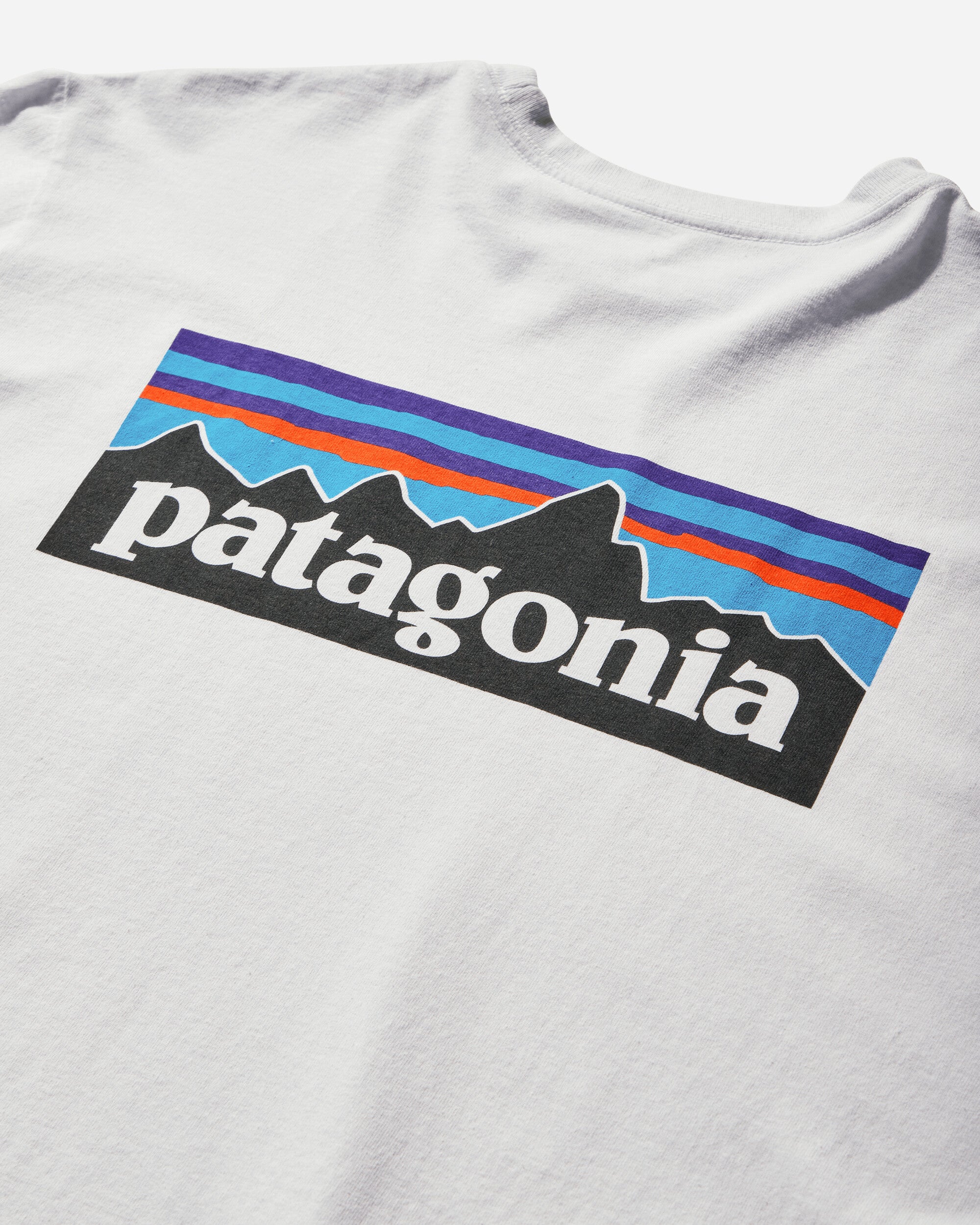 Patagonia M'S L/S P-6 Logo Responsibili-Tee White T-Shirts Longsleeve 38518 WHI