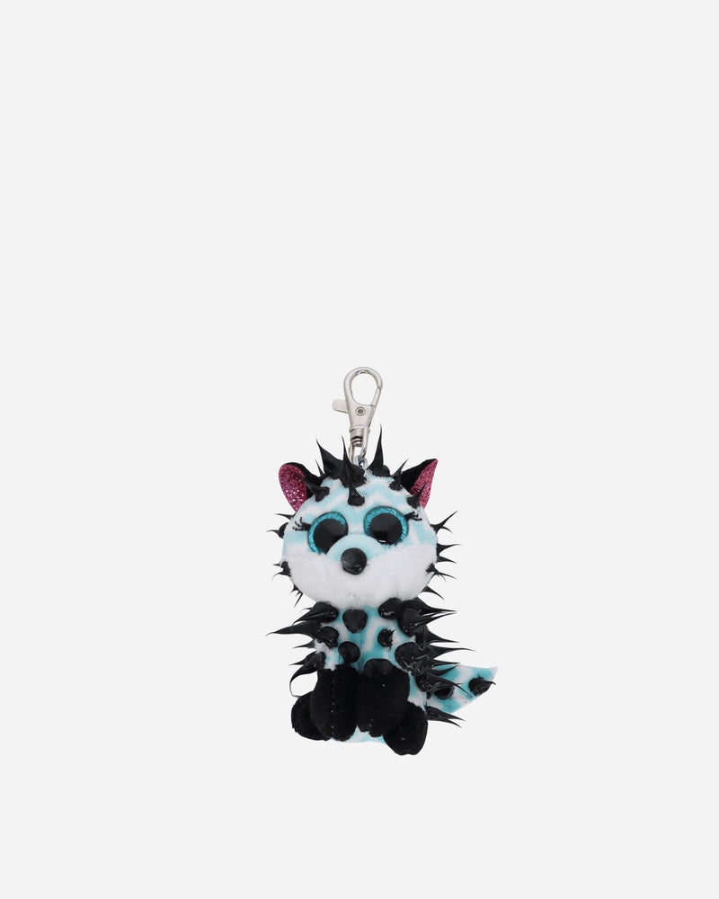 Silicon Spiked Keychain Multicolor / Black Spikes