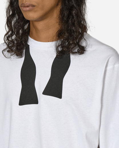 Random Identities Bow Tie Longsleeve Tshirt White T-Shirts Longsleeve RAN04T002 WHITE