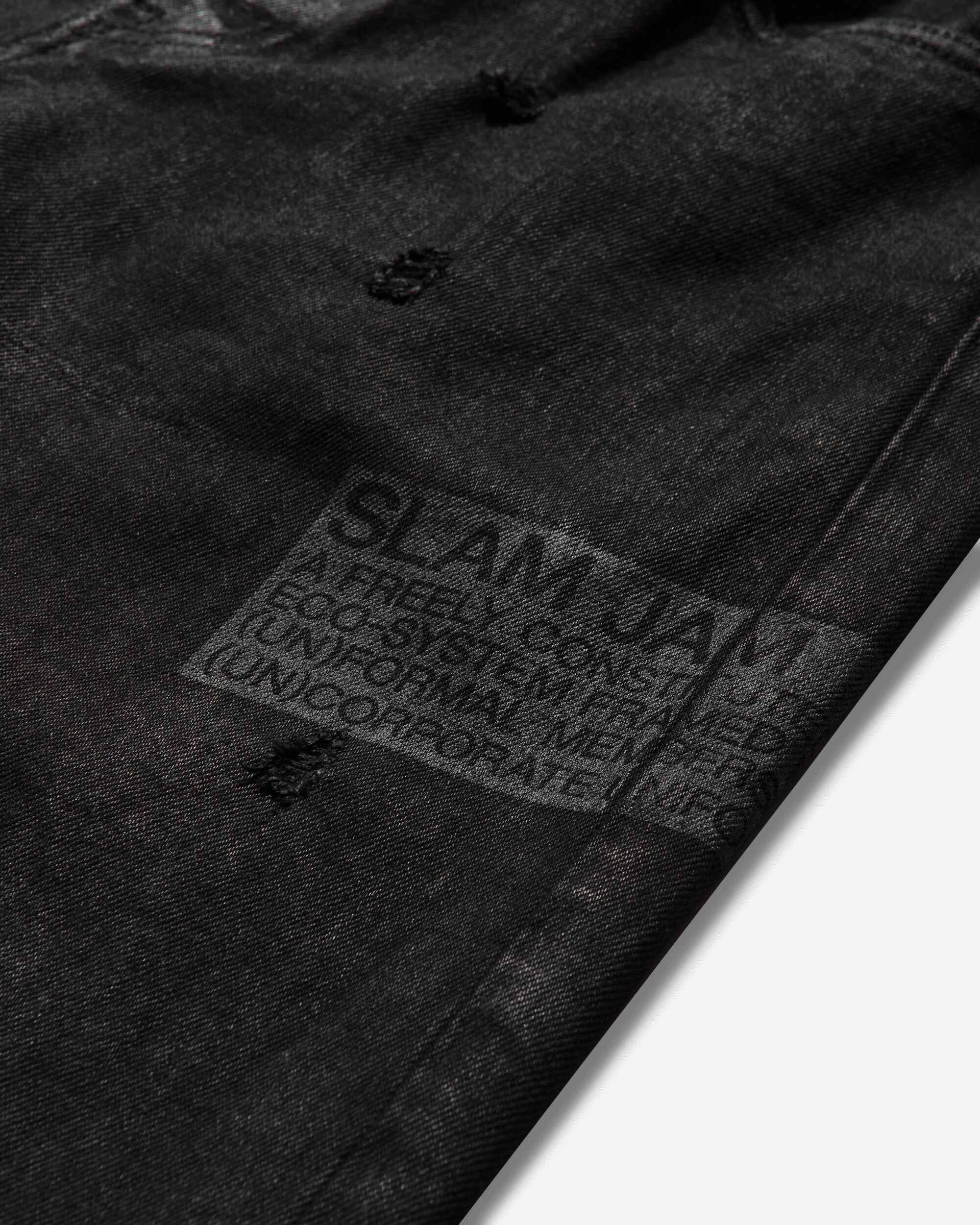 Slam Jam Slam Jam X Levi'S 501 Custom Pant Black Pants Denim BBM0001DE01 BLK