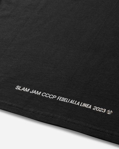 Slam Jam Produci Consuma Crepa Tee Black T-Shirts Shortsleeve BBMW034JY28 BLK0001