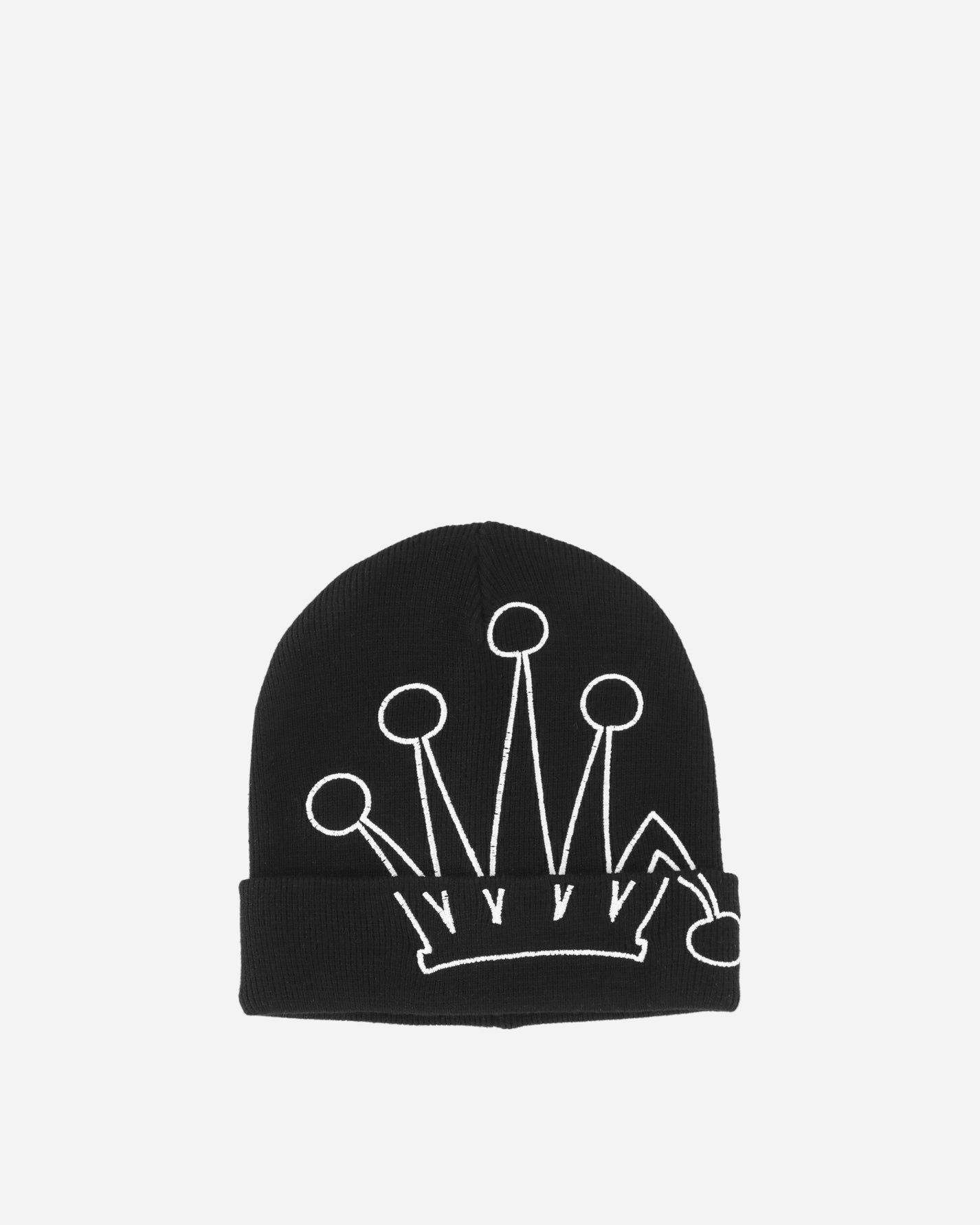 Stüssy Cuff Beanie Crown Black Hats Beanies 1321212 0001