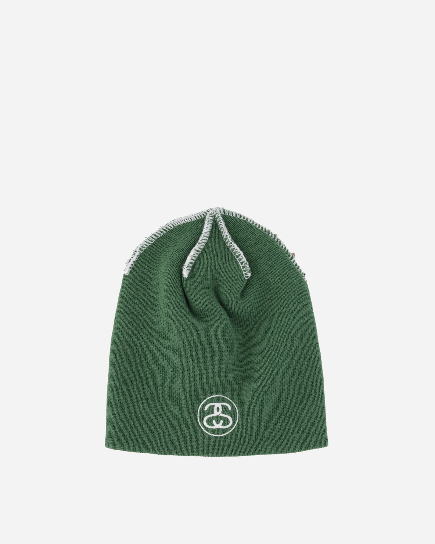 Stüssy Skullcap Exposed Stitch Green Hats Beanies 1321215 0401