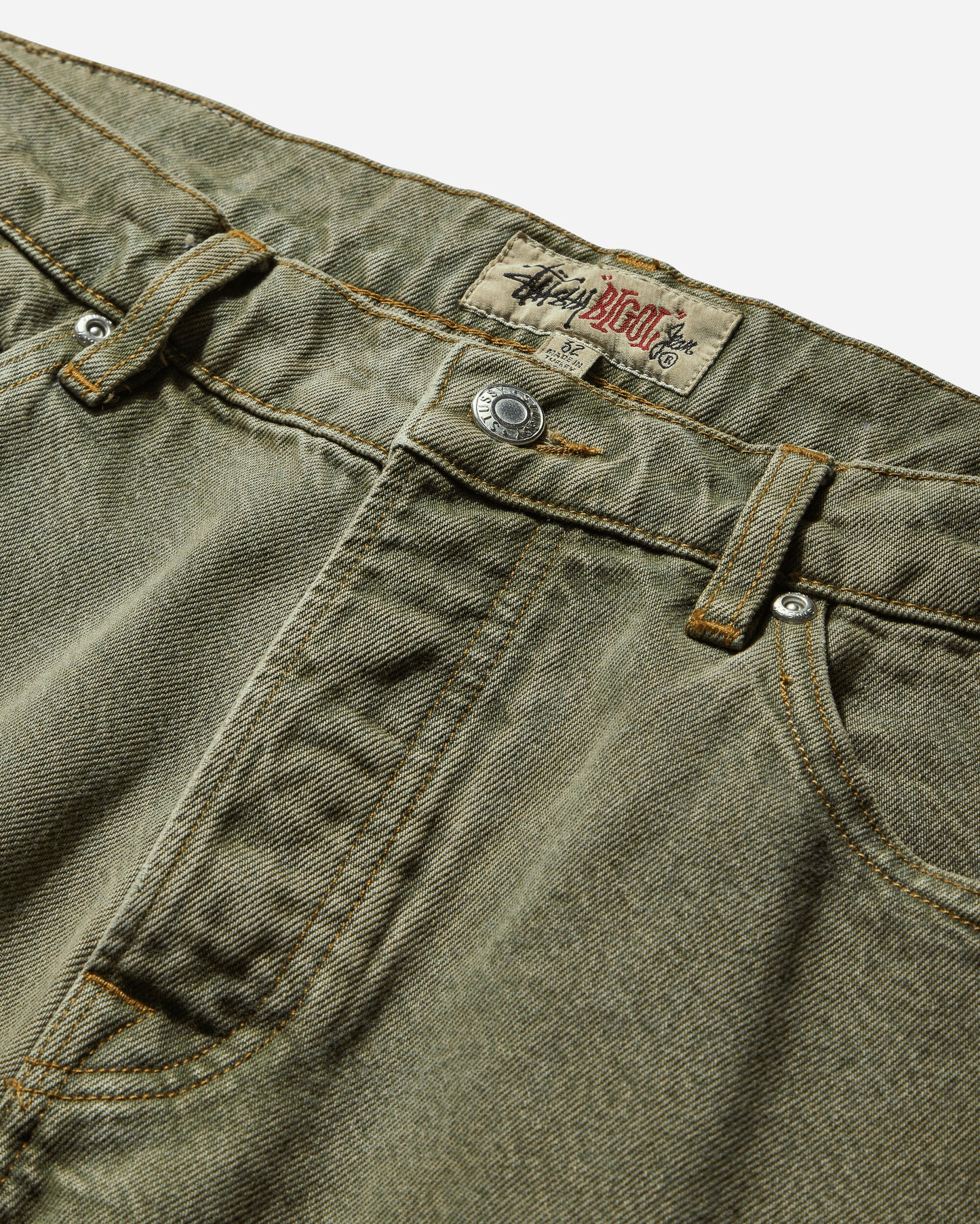 Stüssy Big Ol Jean Denim Faded Army Pants Denim 116599 1368