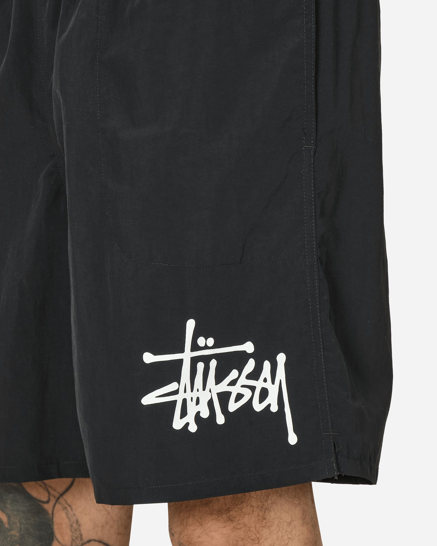 Stüssy Water Short Big Basic Black Swimwear Swim Trunks 113156N 0001