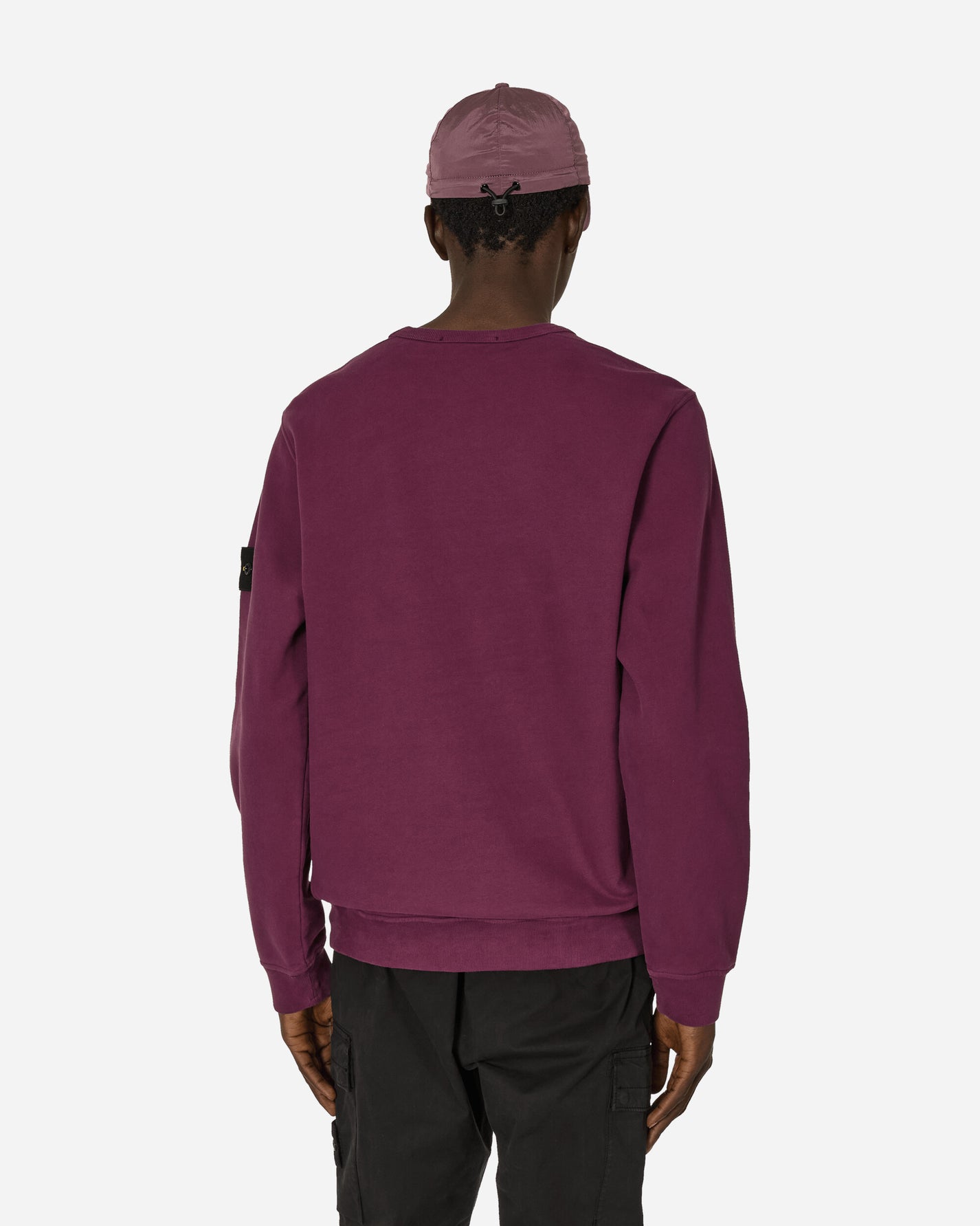 Stone Island Crewneck Sweatshirt Dark Burgundy Sweatshirts Crewneck 811562420 V0011