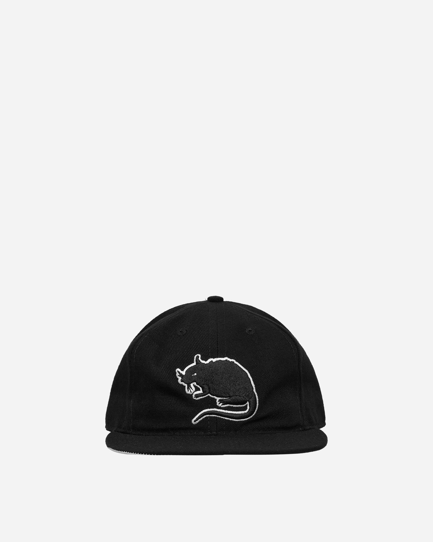 Stray Rats Rat Logo Fitted Hat Black Hats Caps SRH1180W BLACK