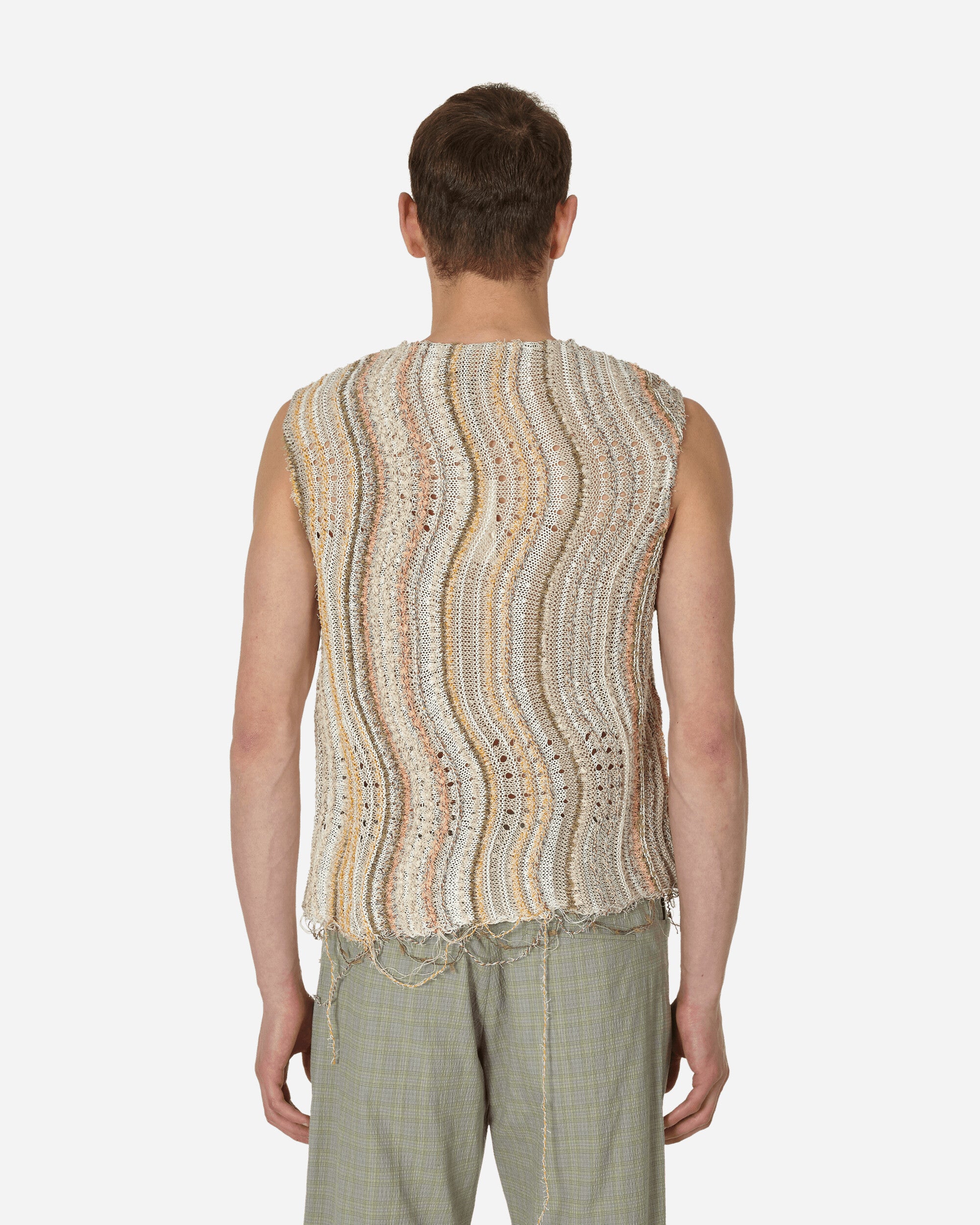 Vitelli Peacock Tank Top Peacock Desert Knitwears Gilets D31-F0SMT 1