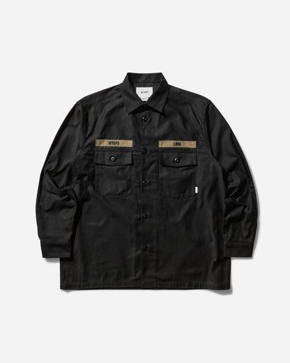 WTAPS Shirts 10 Black Shirts Longsleeve Shirt 242WVDT-SHM01 001