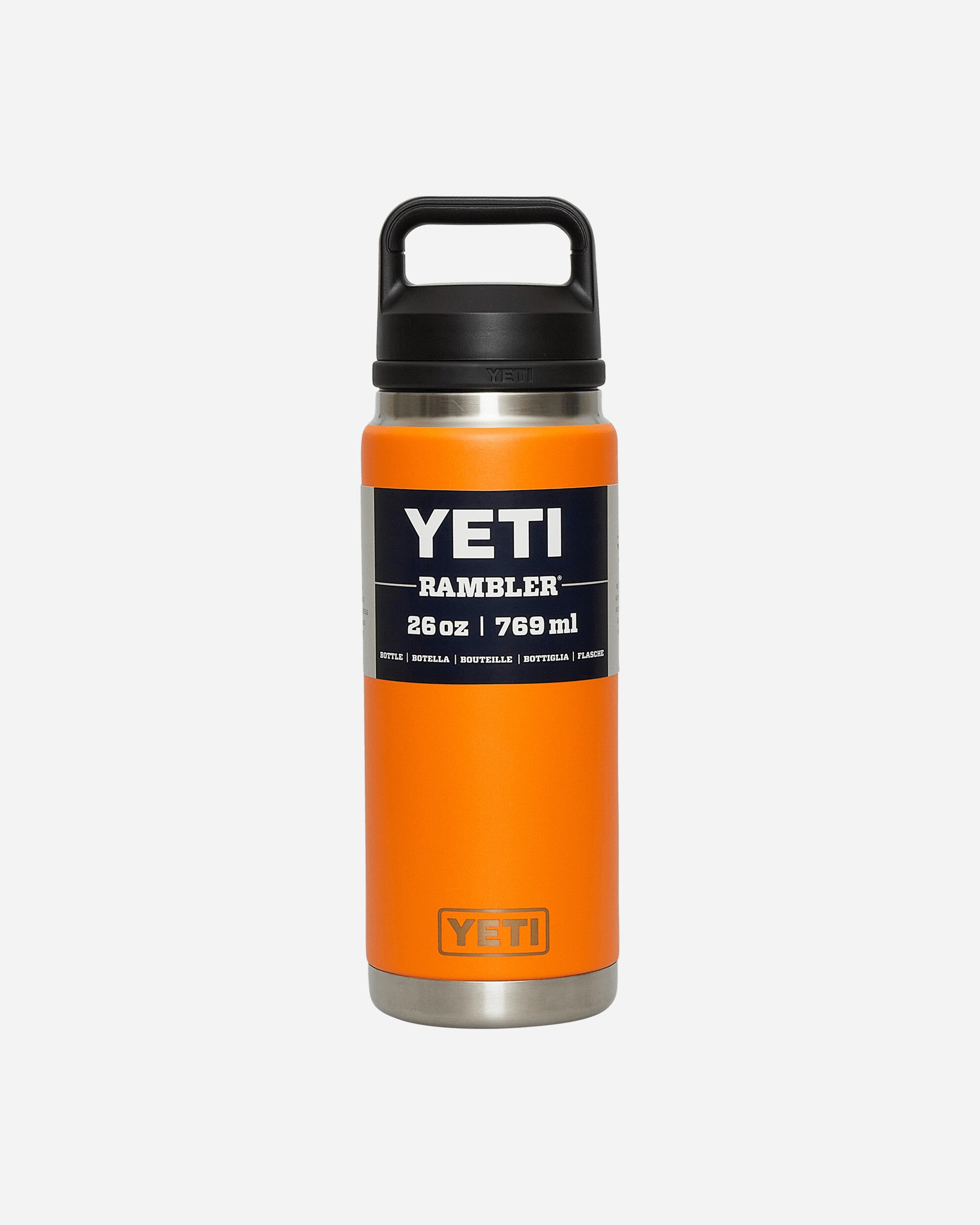 YETI Rambler 26 Oz Bottle King Crab Orange Equipment Bottles and Bowls 0310 KCO