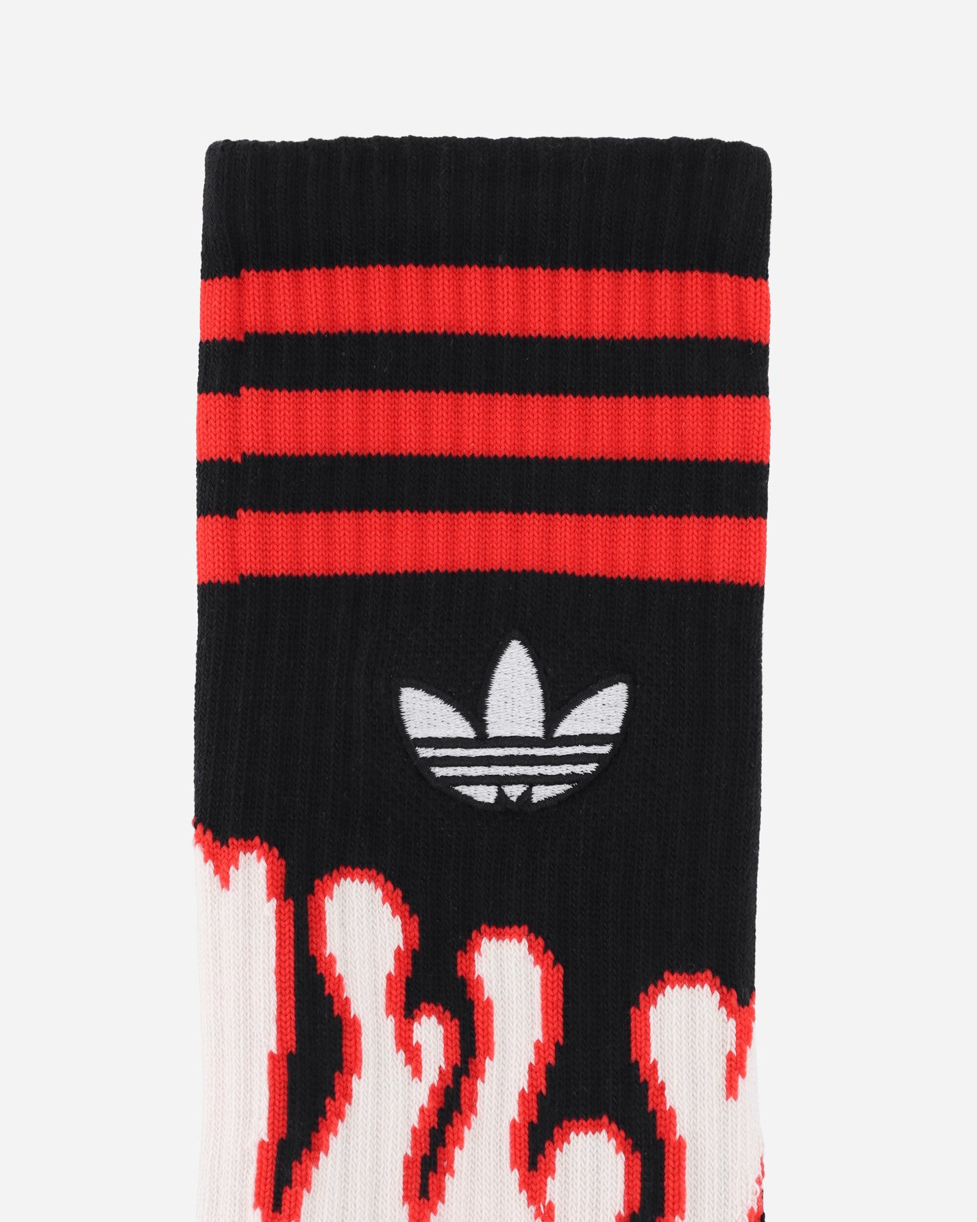 adidas 100T Socks Cream White/Red Underwear Socks JE0320