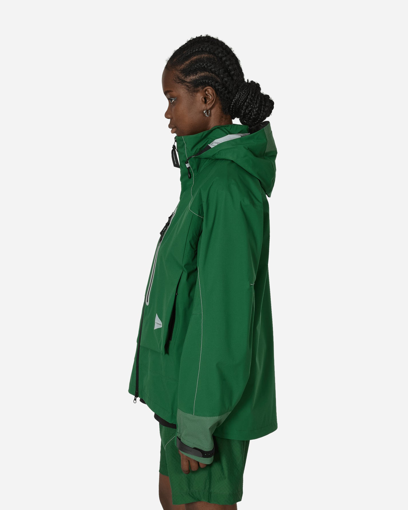 and wander Pertex Shield Rain Jacket Green Coats and Jackets Jackets 5744111101 140