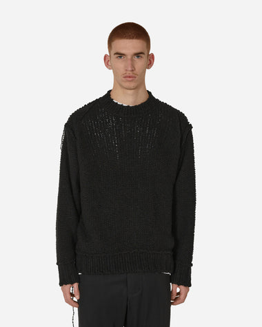 sacai Knit Pullover Black Knitwears Sweaters 24-03330M 001