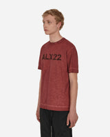 1017 Alyx 9SM Ss Tee Syrah T-Shirts Shortsleeve AXMTS0308FA01 RED0001