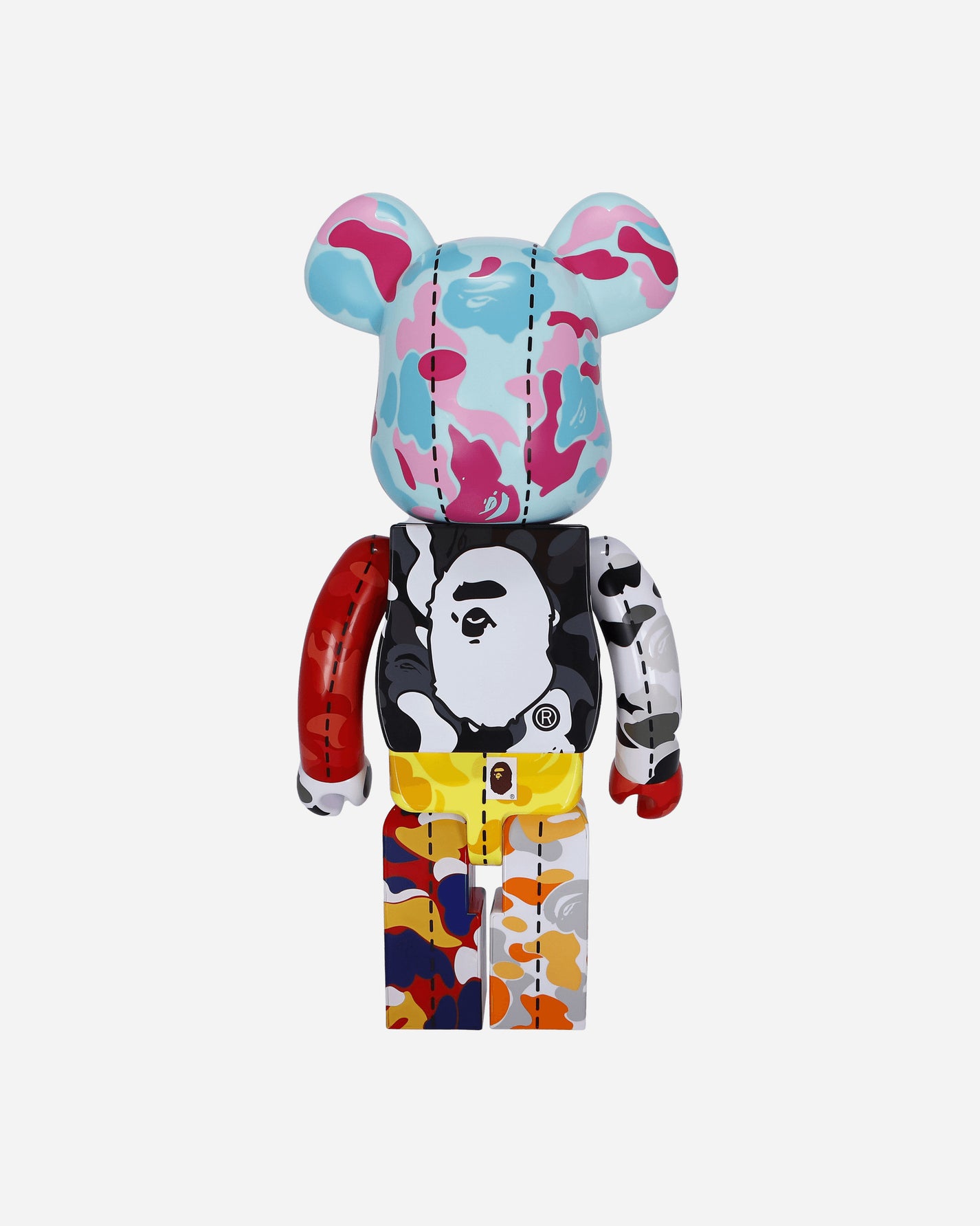 A Bathing Ape 28Th Anniversary Bearbrick Bape Camo 1000% Pink Homeware Toys 1H73182915 D